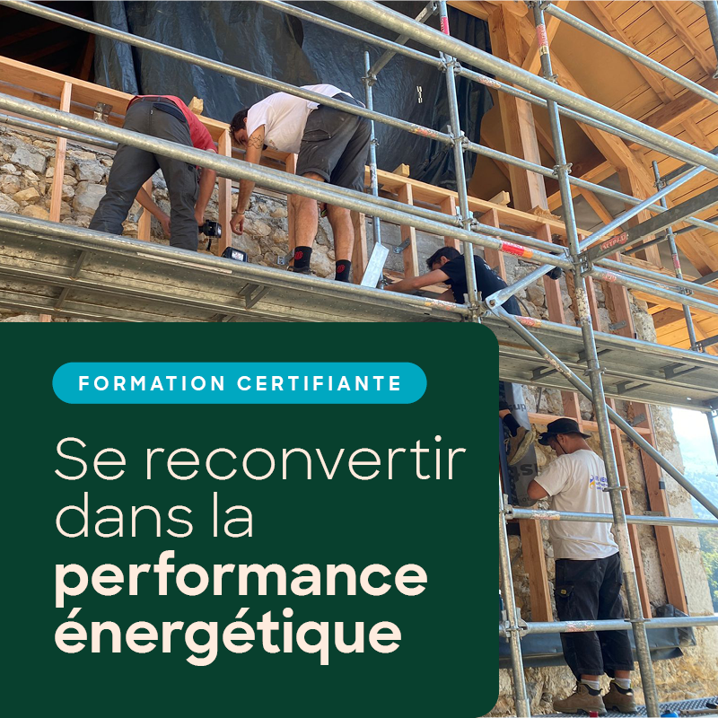 Devenez chef d'équipe en performance énergétique du bâtiment